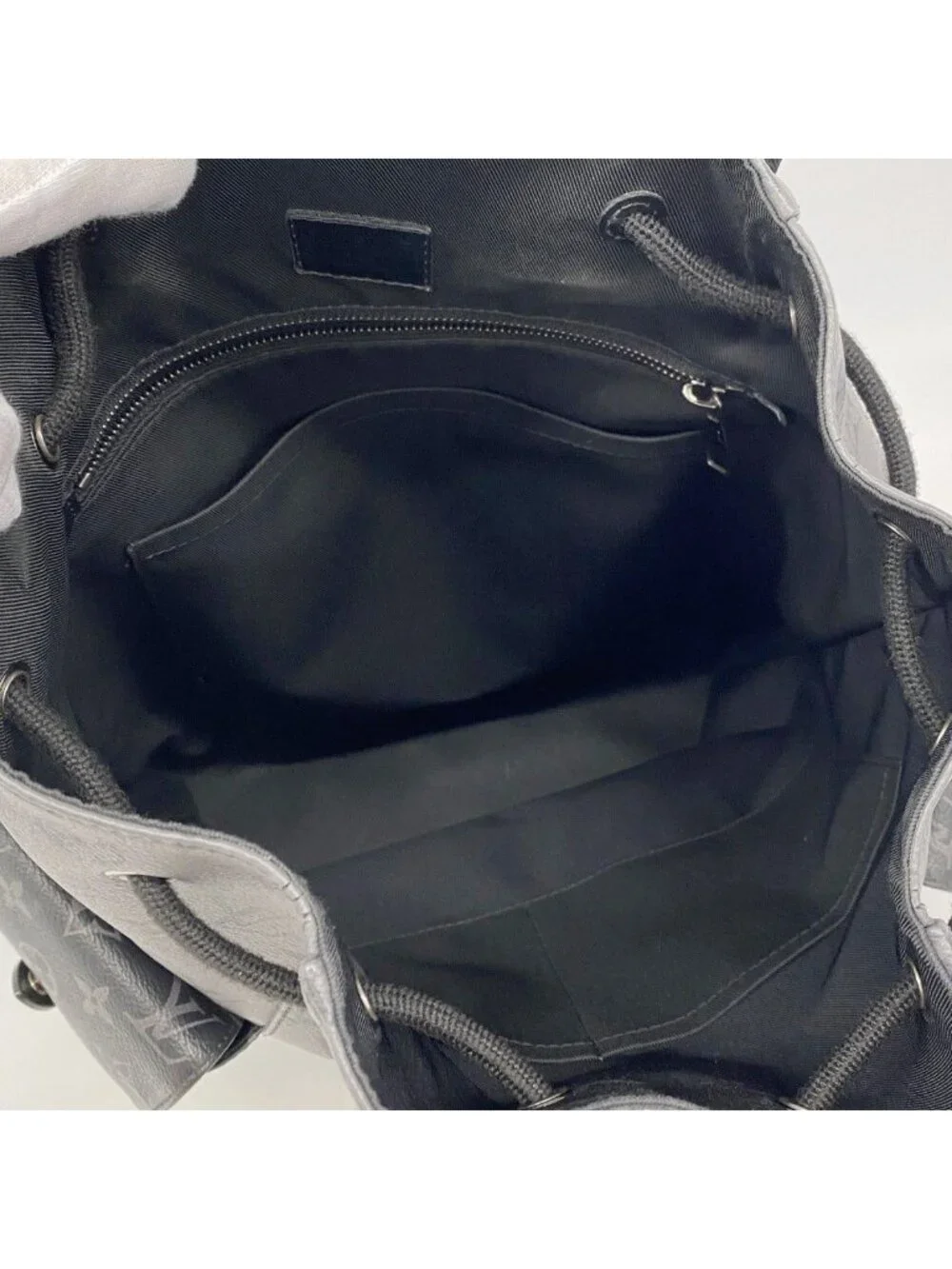 Louis Vuitton Backpack Monogram Eclipse Reverse Christopher MM Black Gray